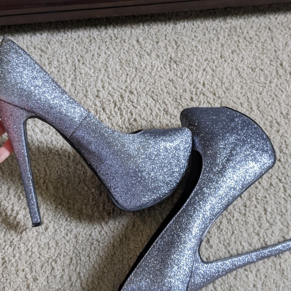 Steve Madden  Sparkling Dalya Platform Size 6 - Picture 3 of 6